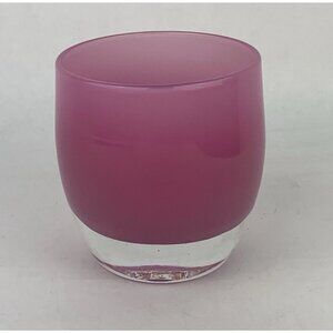 Glassybaby Pink BFF Glass Votive Candle Holder - Free Gift Wrap Available!